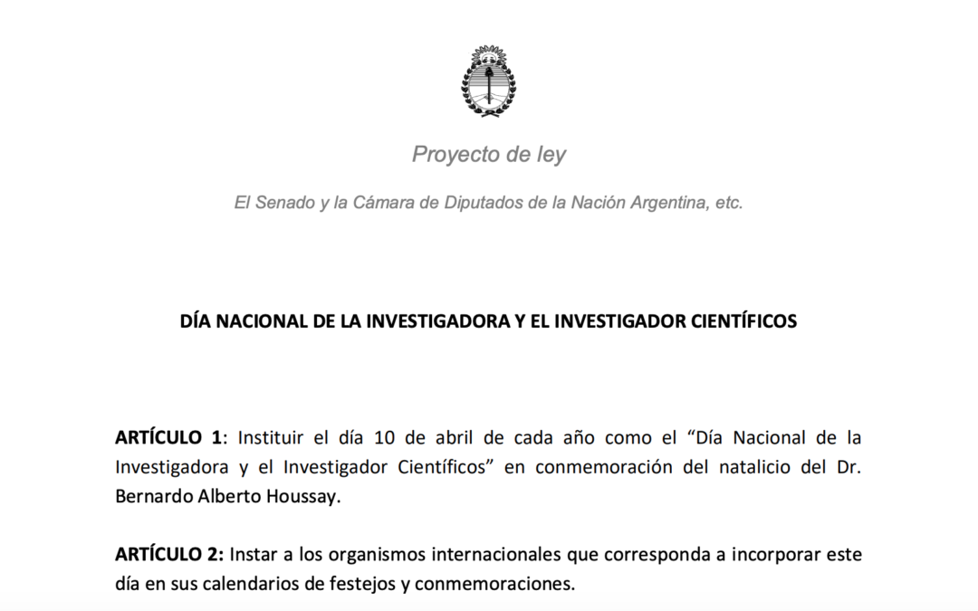 10 de abril: Día del Investigador y de la Investigadora Científica en la Argentina