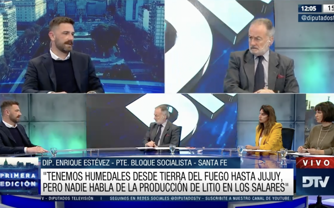 Entrevista en DTV al Diputado Nacional Enrique Estévez